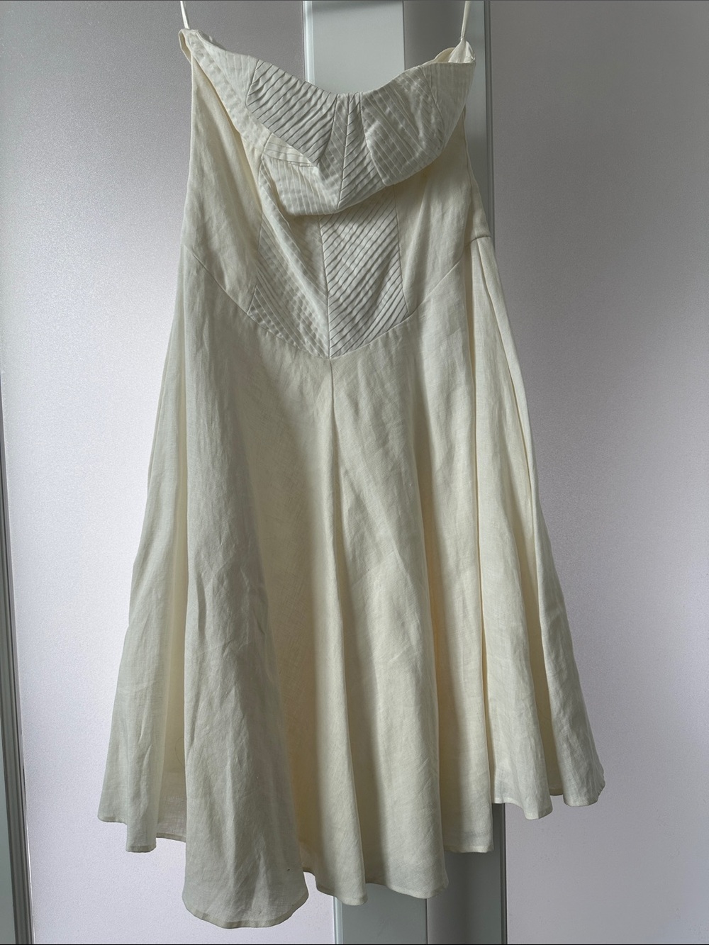 To the Max White Pleated Dress